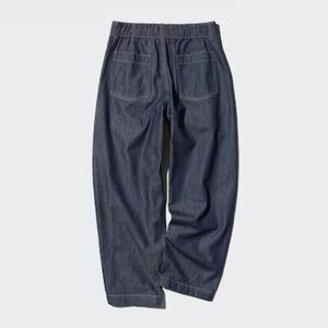 Uniqlo EU Curved Baker Trousers - Denim Jeans - Size Large